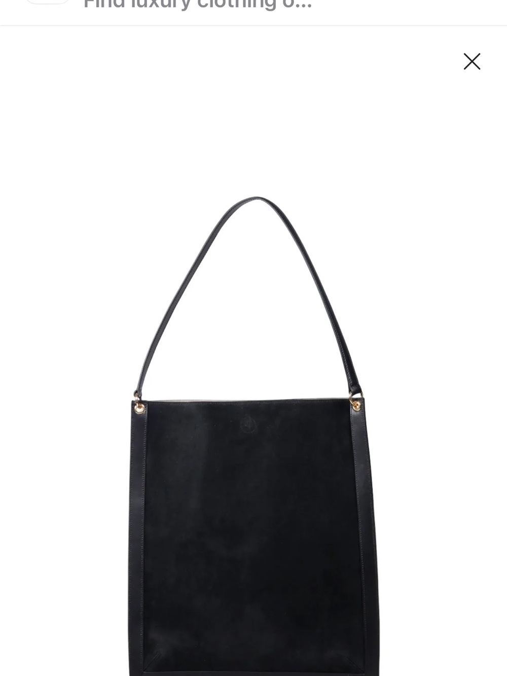 NEW WANDLER PENNY LEATHER SUEDE TOTE BAG BLUE - Picture 3 of 6